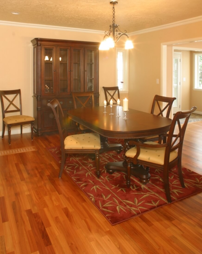 A lovely dining area with room for the family to gather