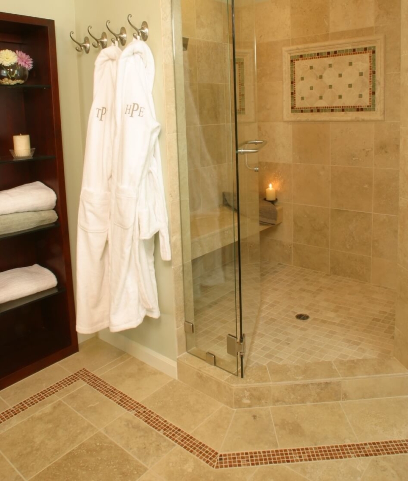 Travertine Master Bath