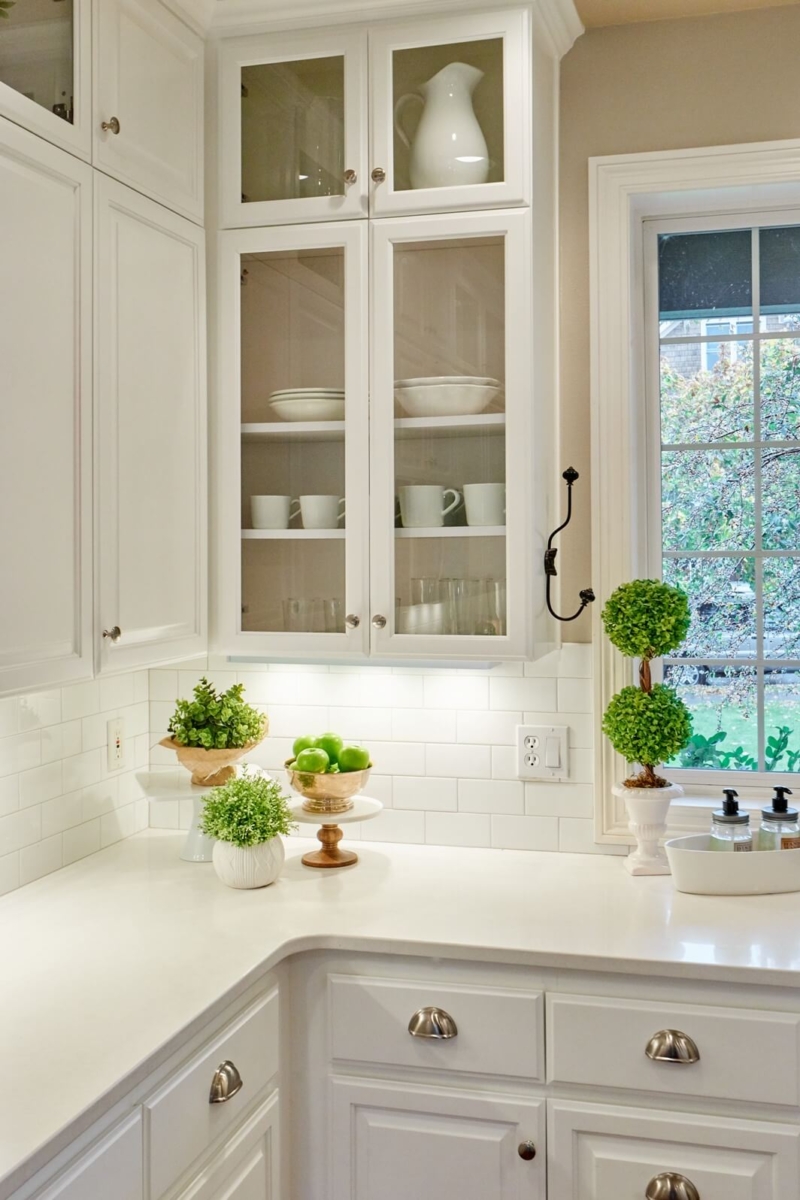 Farmhouse kitchen with classic cabinetry