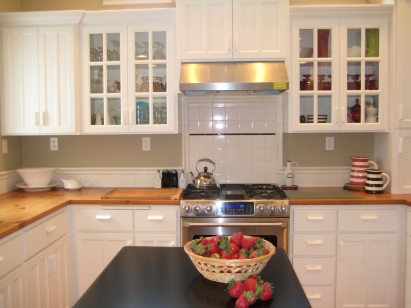 Completed kitchen remodel overview