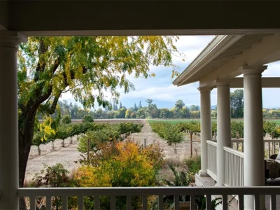 Orchard View from Covered Porch