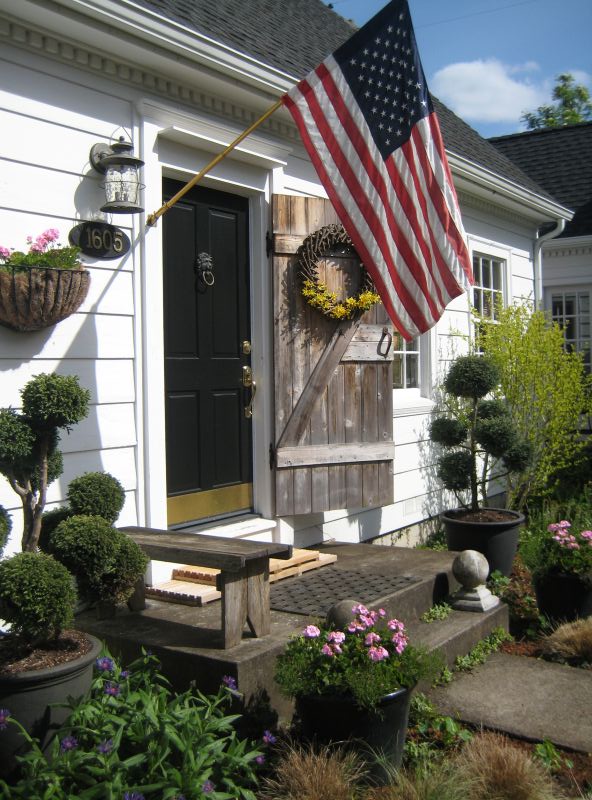 Front Entrance to Cape Cod style addition.