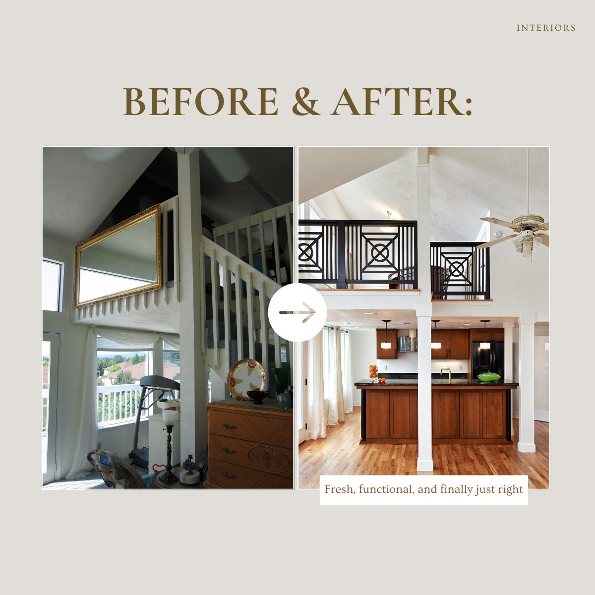 Before & After Showcase: Interiors Edition | Powell Construction