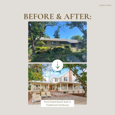 Portfolio of before and after addition transformations by Powell Construction.