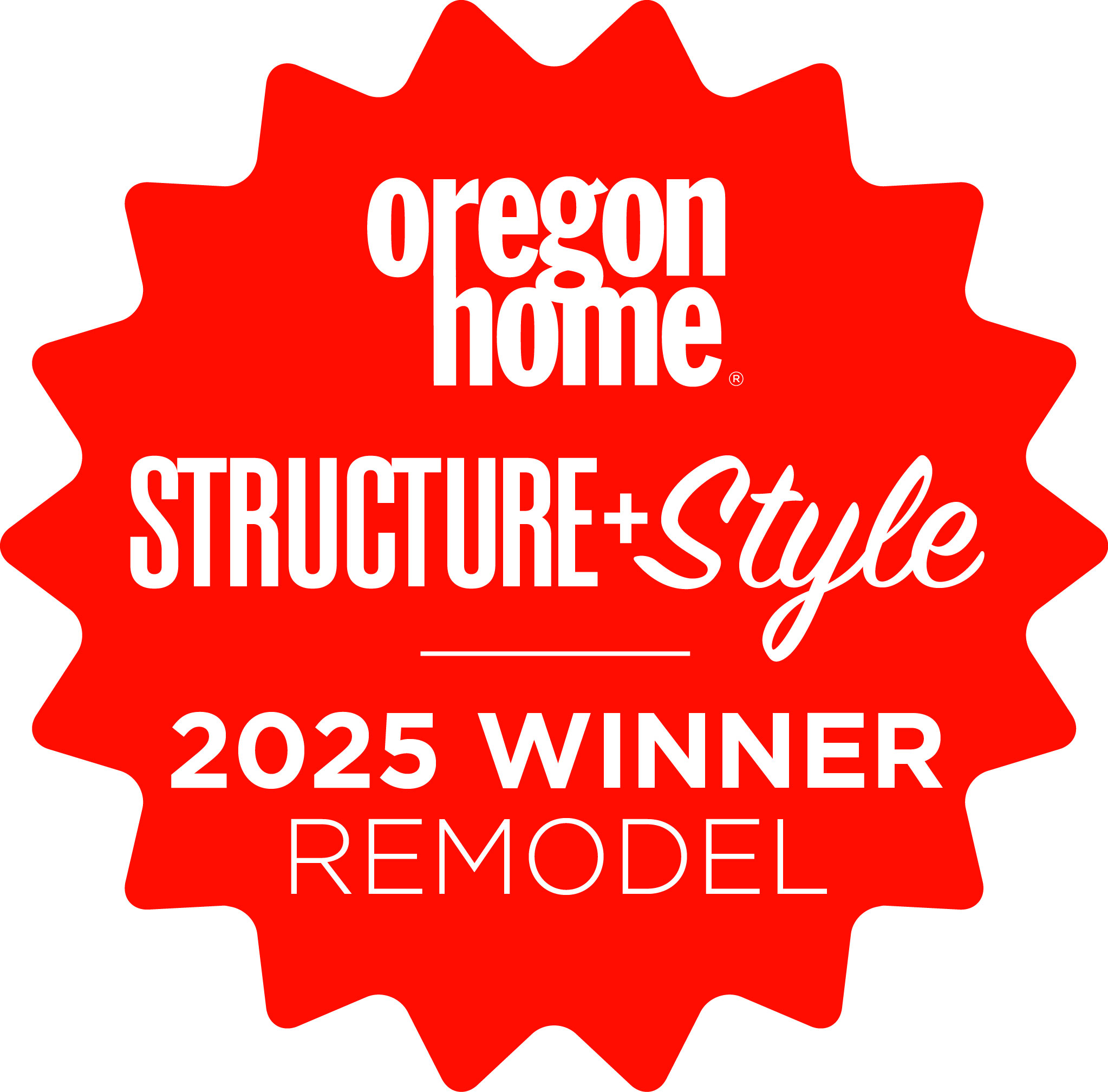 Oregon Home Best in Remodeling Award for 2025