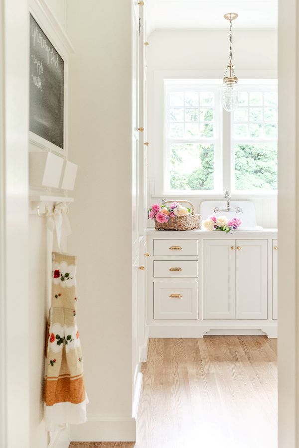 Chalkboard Chalkboard at the pantry entry for grocery lists