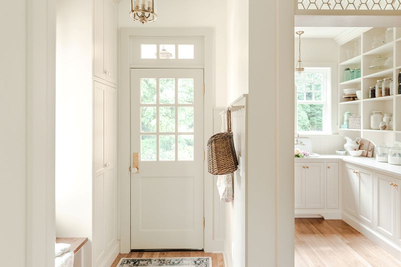 Garden-entry The entry way into the kitchen from the garden